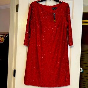 RED PARTY DRESS